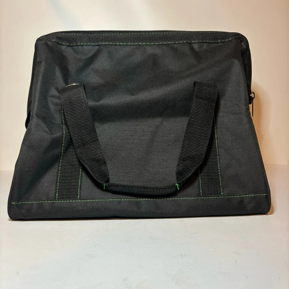 Metabo 372294M HPT 15 X 11 X 15" Contractor Canvas Tool Bag - Black/Green NWOT. - Picture 2 of 8